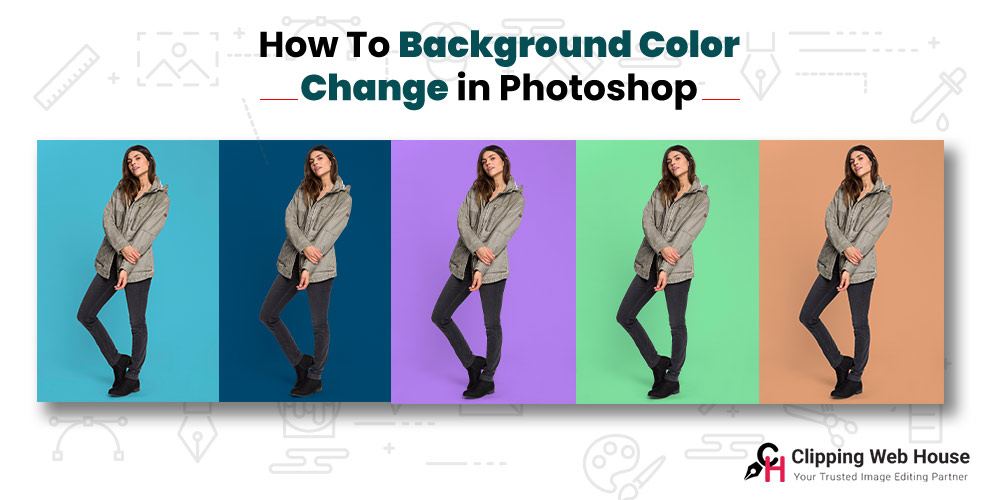 How to background color change in photoshop